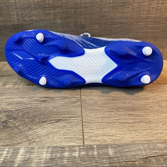 Adidas Nemeziz 19.1 FG J Soccer Cleats Blue White - Picture 5 of 6